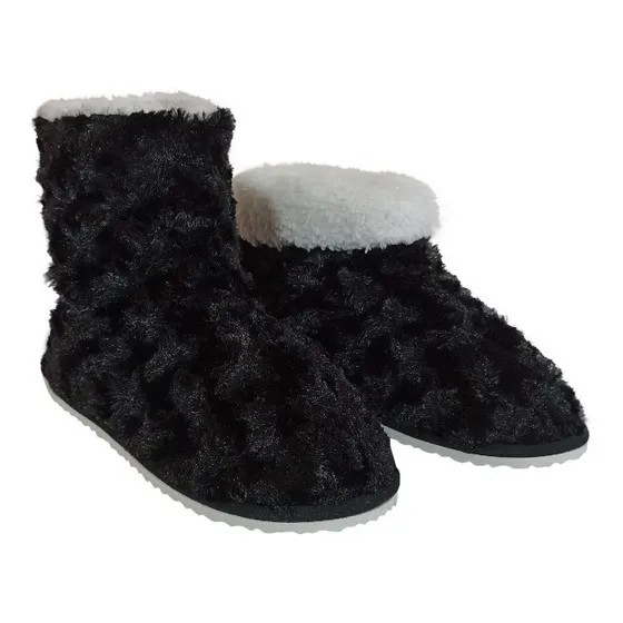 Pantufla Babucha Tipo Bota Dama