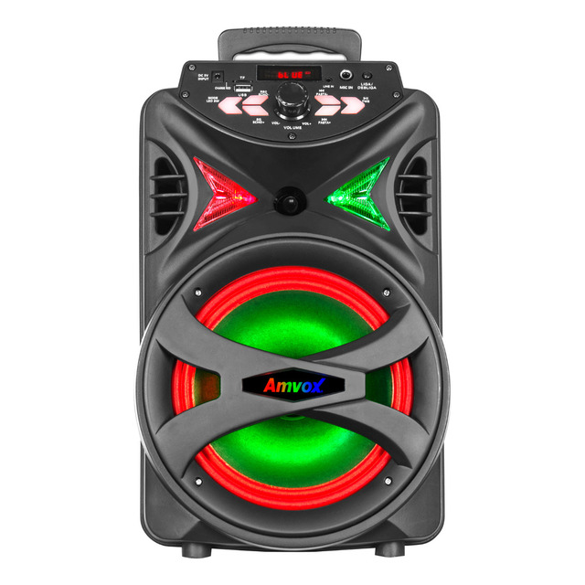 Caixa De Som Amplificada Amvox Aca 255 Hit Woofer 8 Portátil Bluetooth Preto 127/220v Caixa De Som Amplificada Amvox Aca 255 Hit Woofer 8 Portátil Bluetooth Preto 127/220v