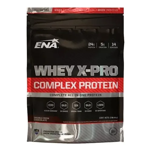 Whey X Pro Ena 1 Libra Proteina Con Creatina + Bcaa + Glutam
