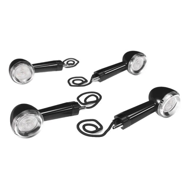 Kit 4 Piscas Setas Led Original Preto Meteor/hunter 350