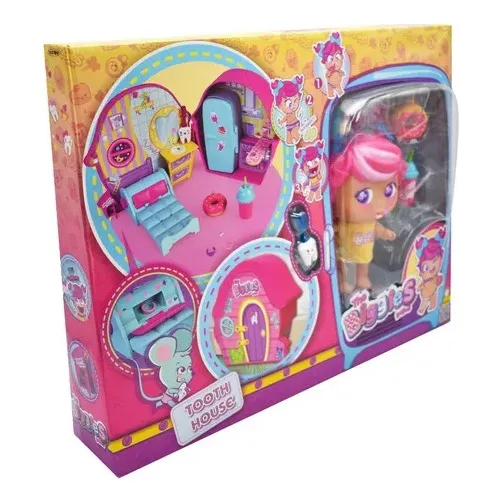 The Bellies Biggies Toot House Muñeca Famosa Casita Raton