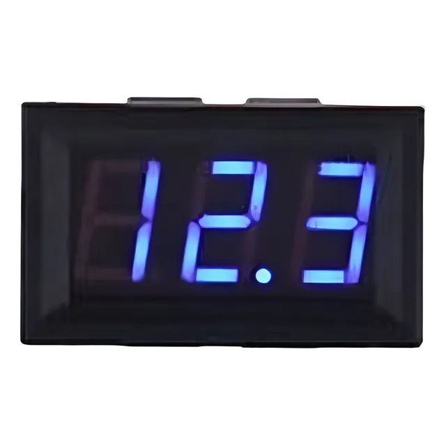 Voltimetro Digital 3 Digitos 0 A 30 V Display 0,56 Azul