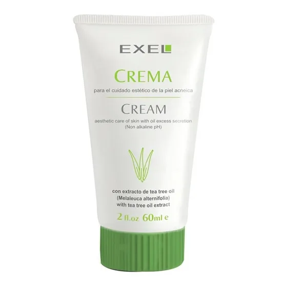 Crema Para Pieles Acneicas Exel Con Extracto Tea Tree Oil