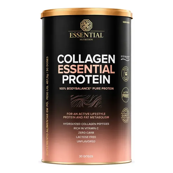 Collagen Essential Protein Essential Nutrition - (457,5g) Sabor Neutro