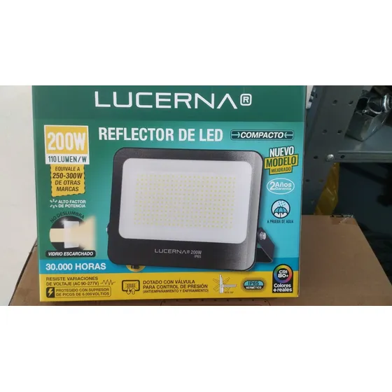 Reflector Led Compacto  200 Watts   Lucerna