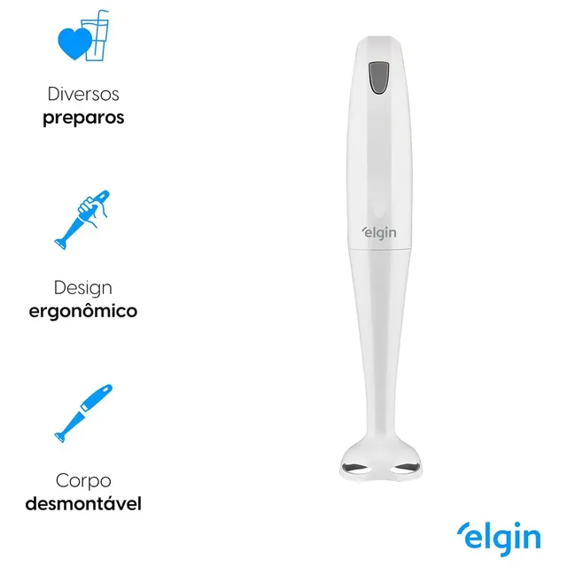 Mixer De Mão 200w Compacto Leve E Ergonômico MIX1001 Elgin