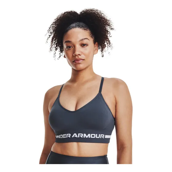 Sujetador Mujer Under Armour Seamless Low Long Gris