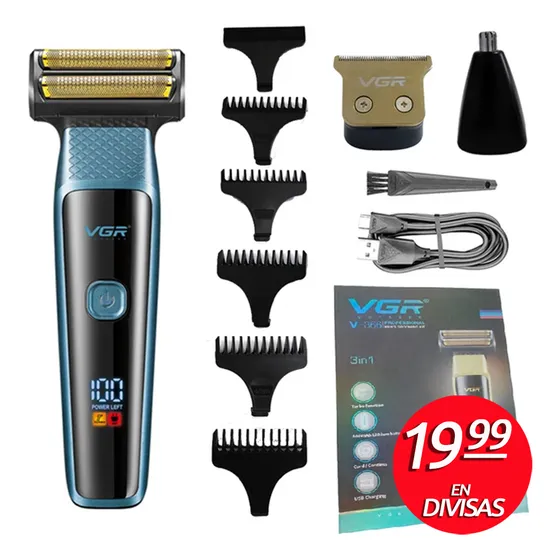 Maquina Profesional Barba Patillera Trimmer Nariz