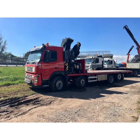 Camión Volvo Fm 400 Con Hidrogrua Fassi 450 5 Más 1
