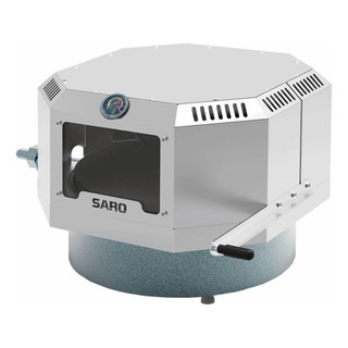 Assador De Pizza 40cm Saro Fc40 Compacto Italiano Inox A Gás Assador De Pizza 40cm Saro Fc40 Compacto Italiano Inox A Gás