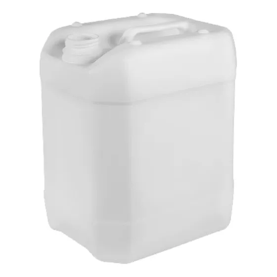 Bidón Blanco De Plástico Para Gasolina De 20 Litros. #e