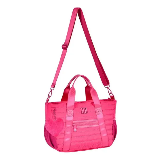 Bolsa Tiracolo Feminina Transversal Mão Rebecca Bonbon Cor Pink