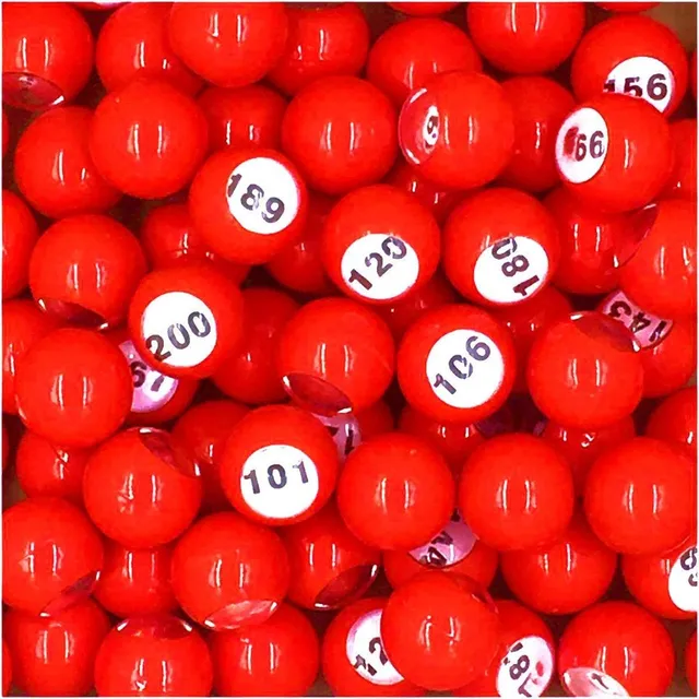 Juego De Números De Bolas De Rifa De Colecciones (1-100)