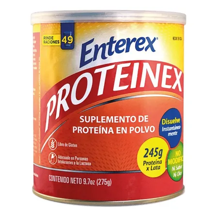 Enterex Proteinex - 275 Gr Suplemento De Proteína En Polvo Sabor N/A