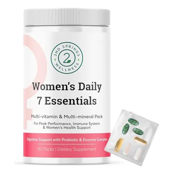 Paquete De Vitaminas Daily 7 Essentials Para Mujer, Paquete