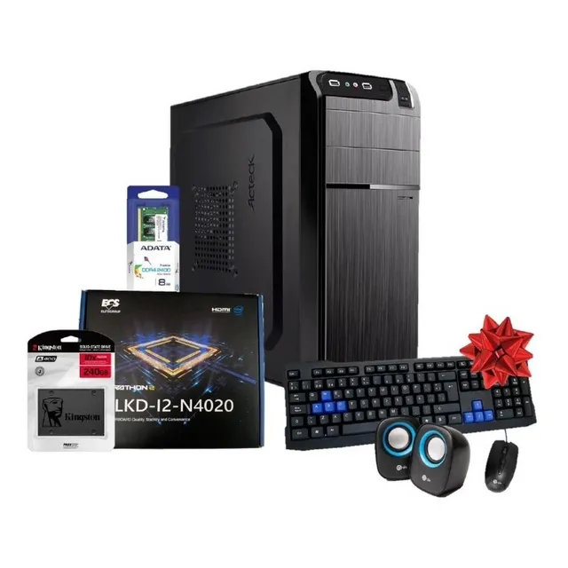 Computadora Celeron 8 Gb De Memoria Ram Y 240gb Ssd