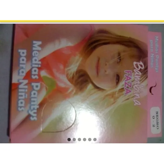 Medias Pantys Niña Negro Blanco Rosado 