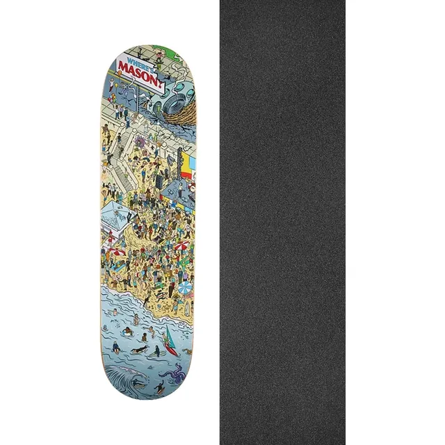 Real Skateboards Mason Silva Where's Tabla Patineta 8.5 X 2