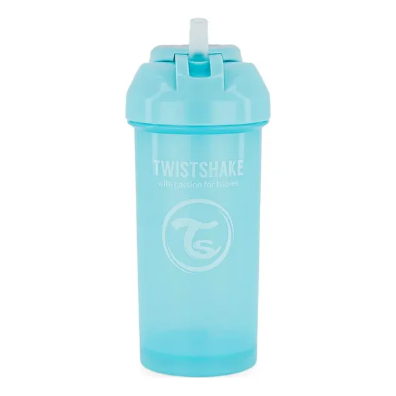 Vaso Con Bombilla Straw Cup 360ml Azul