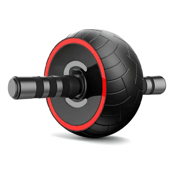 Rueda Abdominal Ejercicio Profesional Drb(r) + Mat Rodillas Negro