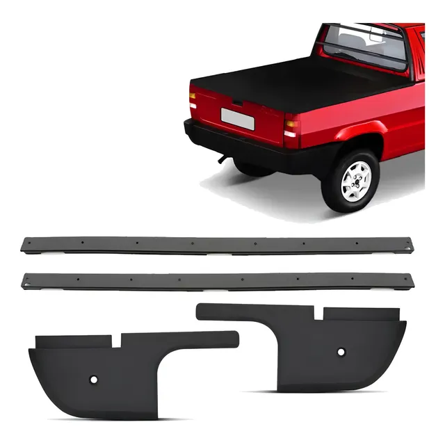 Kit Friso Caçamba Curta + Arremate Fiorino 88 A 91 92 93 94
