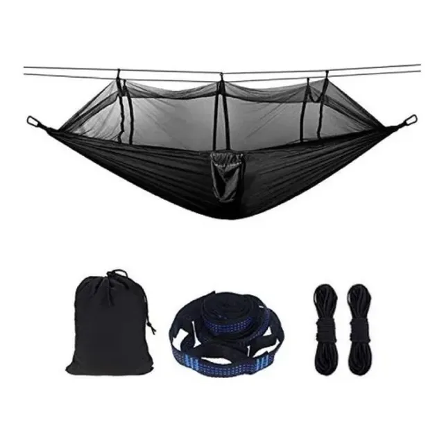 Hamaca Tactica Portatil Con Toldillo Camping Accesorios