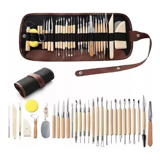 Set 30 Herramientas Para Modelar Arcilla Cerámica Estecas Qatarshop Estecas Utensilios Para Modelar Arcilla Y Cerámica Herramientas Para Modelar Arcilla Estecas Set De Moldeado Para Arcilla
