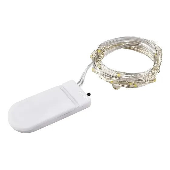 Kit 02 Fios D Luz Fada 10 Lâmpada De Led Decorativo 1 Metro 