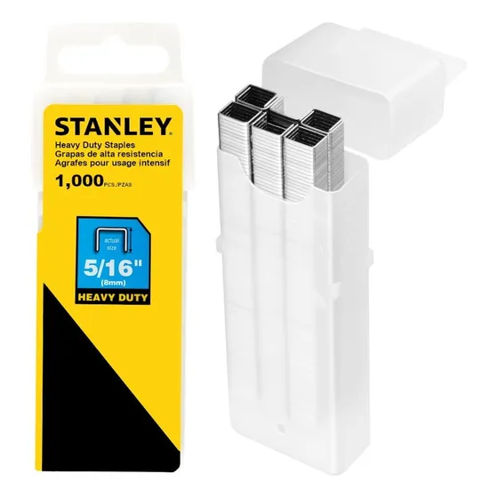 Grapa Para Trabajo Pesado 5/16'' 1000 Piezas Stanley