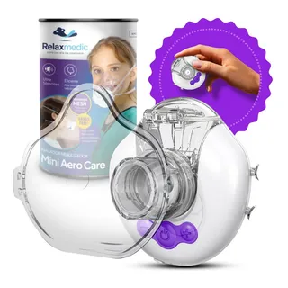 Inalador Nebulizador Silencioso MĂŁos Livres Relaxmedic Inalador Nebulizador Silencioso MĂŁos Livres Relaxmedic