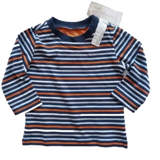 Franela Camisa Manga Larga Niño 6-9 Meses Importada Regalo