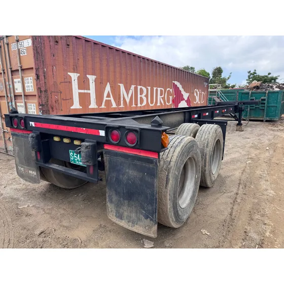 Tráiler Porta Contenedor Americano En Excelente Estado.