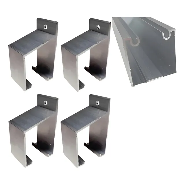 Suportes De Parede P/ Trilho Sp-1098 Portas De Correr R2262