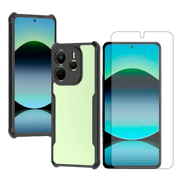 Capa Airbag Para Xiaomi Redmi Note 14 4g + Pelicula Hidrogel