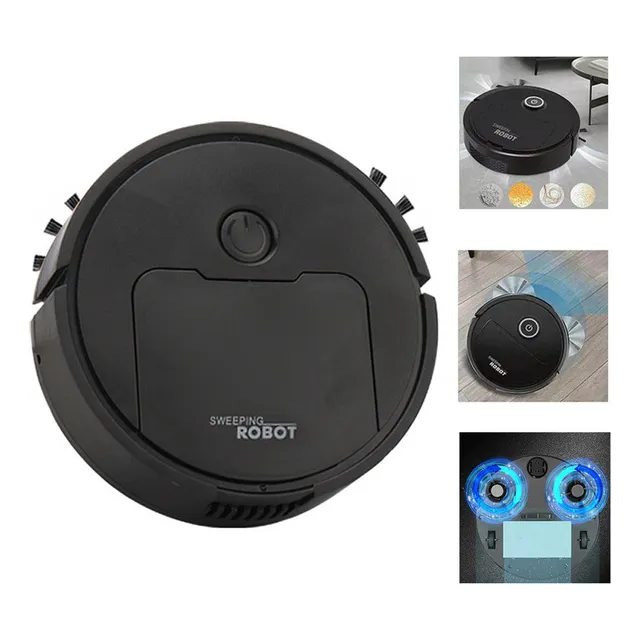 Robot Aspirador Inteligente Recargable Pro+ Y Trapeador De
