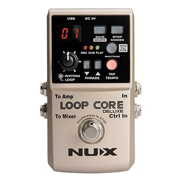 Pedal Looper Nux Loop Core Deluxe Con Footswitch