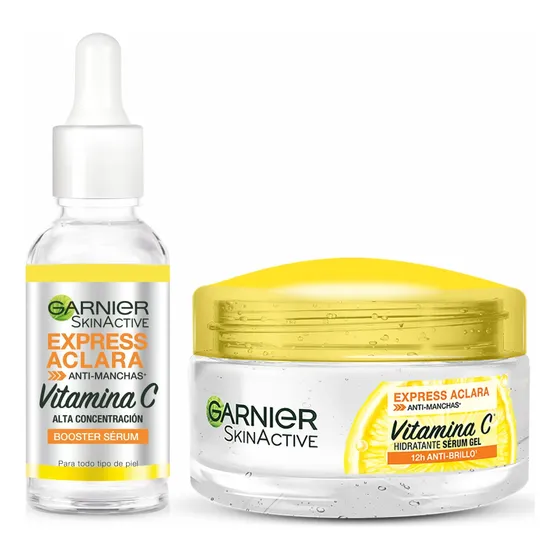 Pack Cuidado Facial Anti-brillo Express Aclara Garnier 