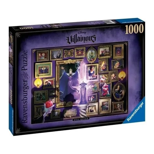 Rompecabezas Disney Villanos Reina Malvada Ravensburger 1000