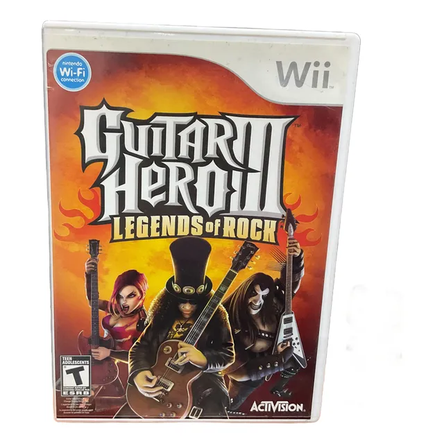 Guitar Hero Iii: Legends Of Rock Nintendo Wii Original (Reacondicionado)