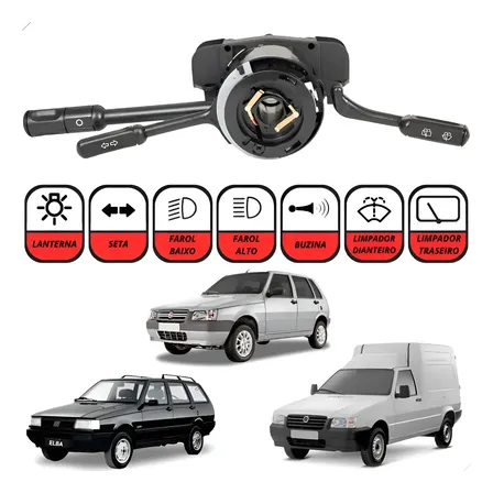Chave De Seta Fiorino Uno Elba 94 95 96 97 98 99 00 01 02 03