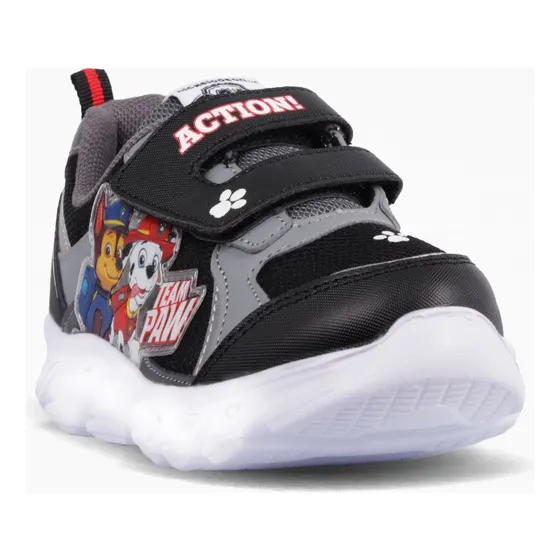Zapatilla Paw Patrol Team Negra Con Luz Al Pisar (23-28)