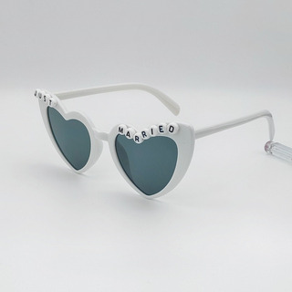 , Lindas Gafas De Sol En Forma De Corazón Para Bodas , Lindas Gafas De Sol En Forma De Corazón Para Bodas