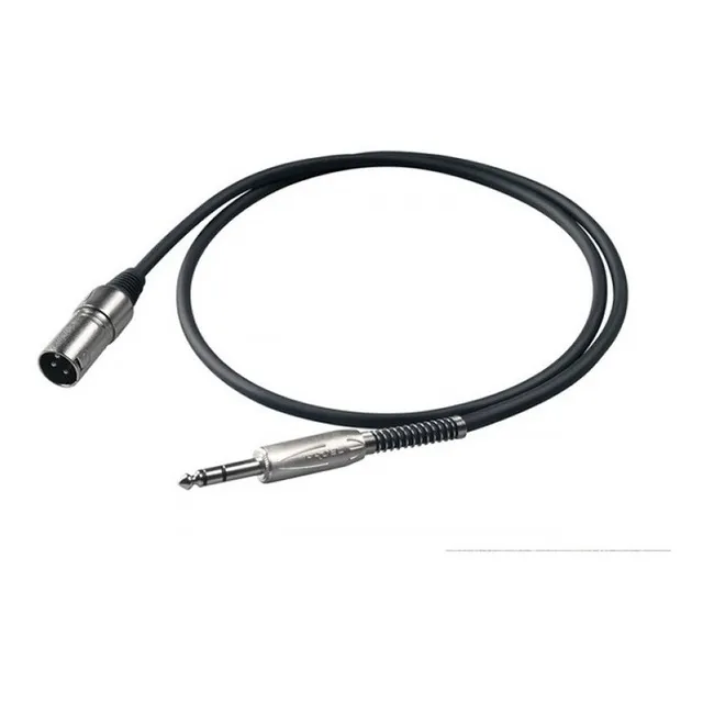 Proel Bulk230lu5 Cable Xlr Macho A Trs / Bulk230 Lu5 (5mts)