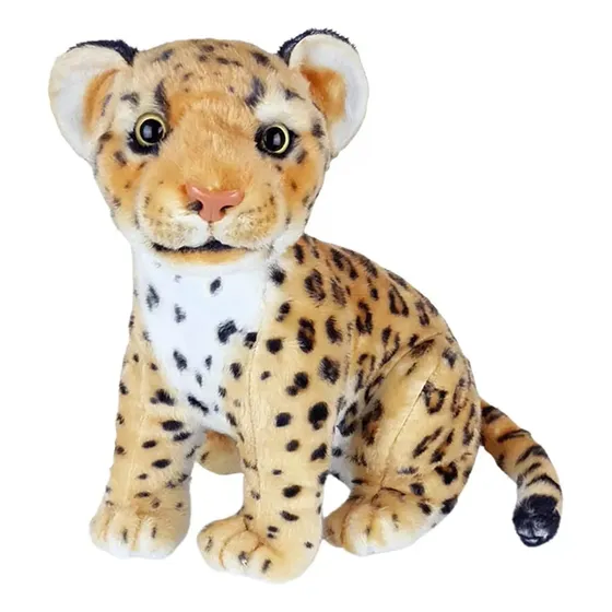 Boneca De Simulação De Jaguar De Caça De Pelúcia E