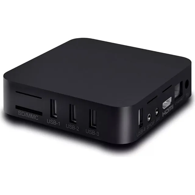 Tv Box Smart Tv 4k Hdmi Android 13 32gb Ram/512gb Rom Negro Estándar