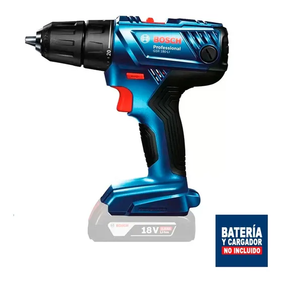 Taladro Atornillador Bosch Gsr 180 Li 18v Sin Batería Color Azul Frecuencia Hz