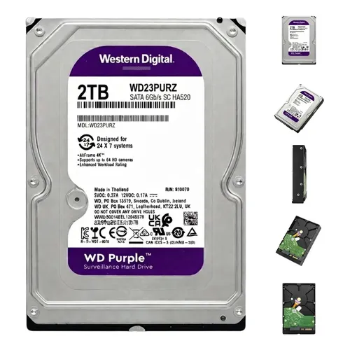 Disco Rígido Interno Western Digital Wd Purple Surveillance