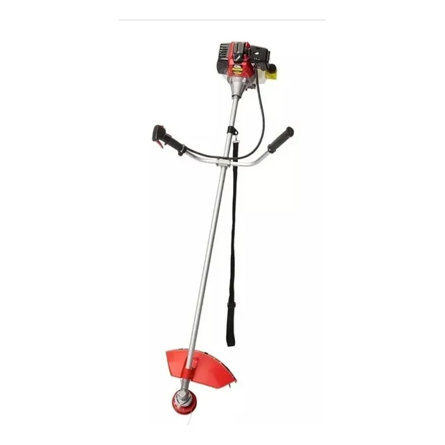 Desbrozadora de césped ADIR 226 motor a gasolina 52 CC de dos tiempos diseño ergonómico cuchilla metálica