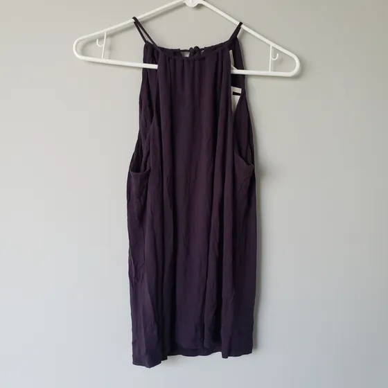 Blusa Azul Sin Mangas Para Dama, Talla S, Nueva