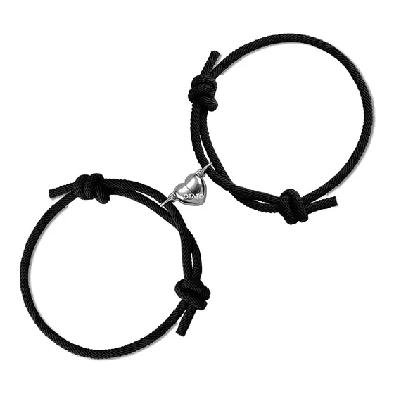 Pulsera Para Parejas Iman Dije Corazon Para Compartir 